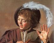 Singing Boy with a Flute - 弗朗斯·哈尔斯